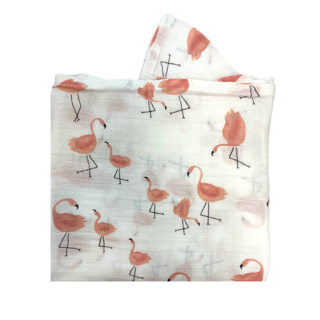 שמיכת עיטוף מבמבוק // FLAMINGOS